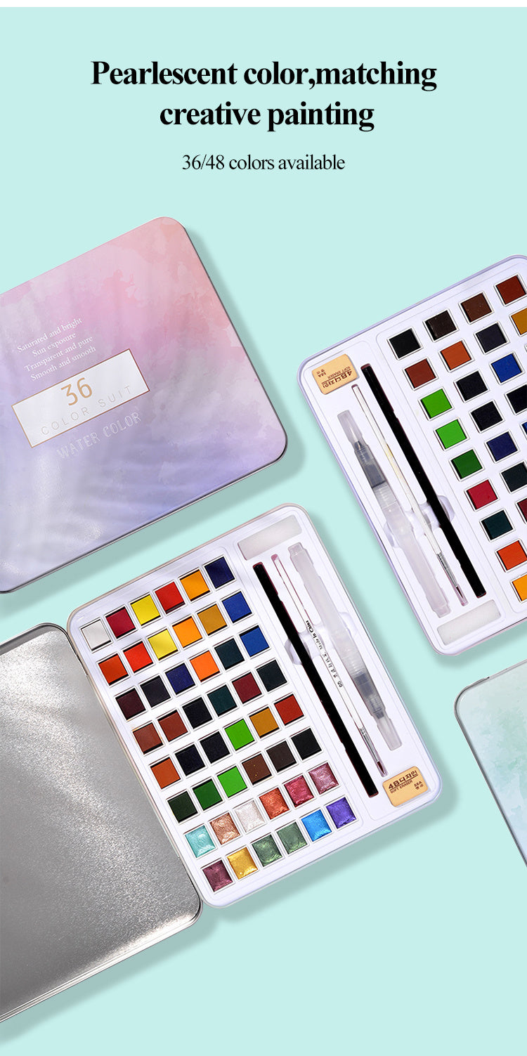 New watercolor paint set