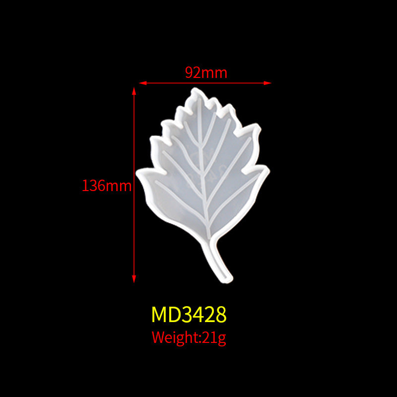 Crystal Silicone Resin Maple Leaf Glue Mold