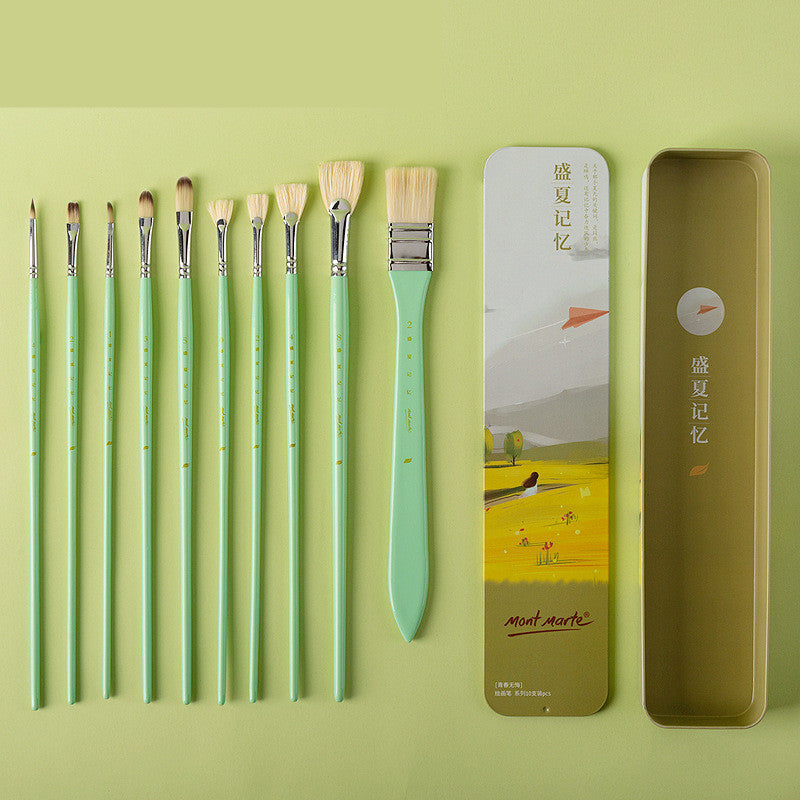 Wolf Hair Bristles Oil Paint Brush