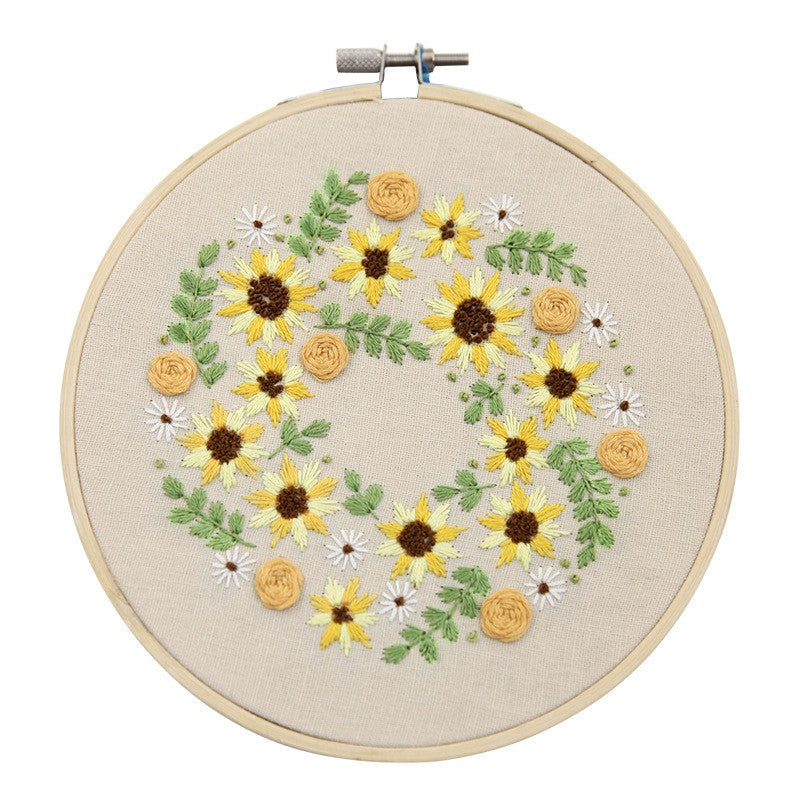 Hand Embroidery Diy Material Package