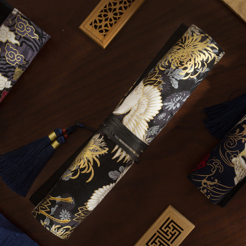 Koi watercolor paint brush pen bag