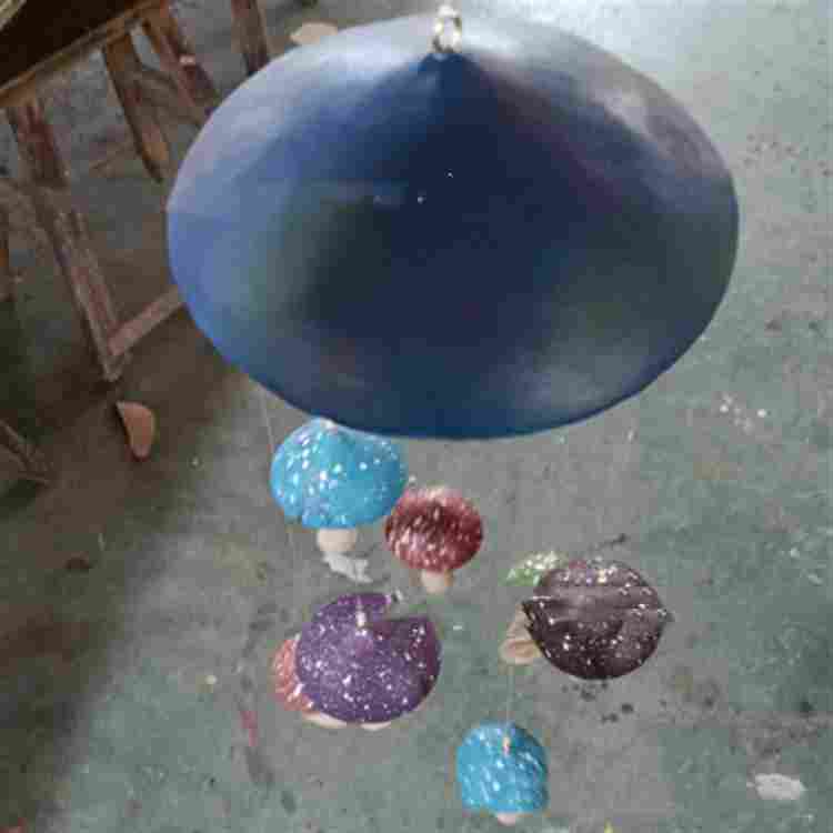 Mushroom Wind Chimes Handmade Resin Art Decoration