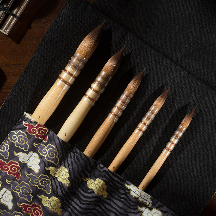 Imported nylon wool watercolor paint brush