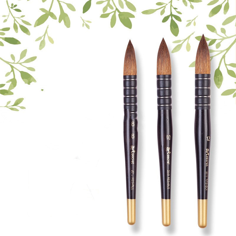 Blended Wool Watercolor Brush