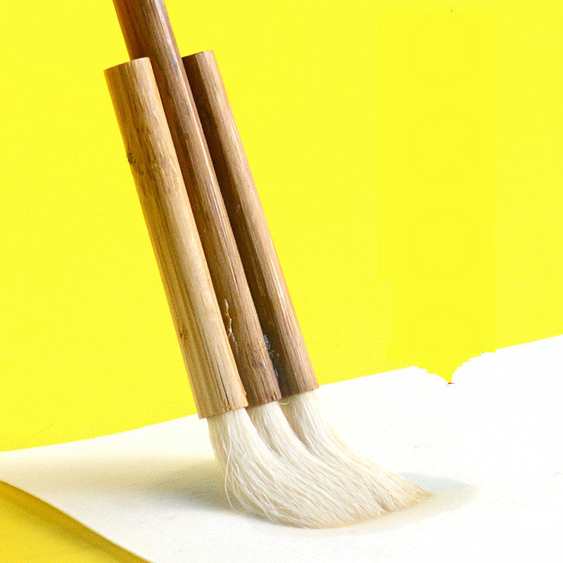 Watercolor wool board brush with pen