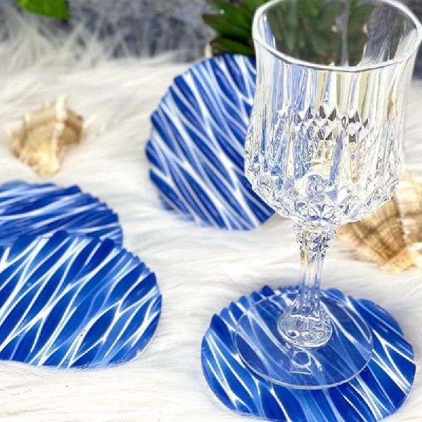 Coaster Resin Mold Silicone