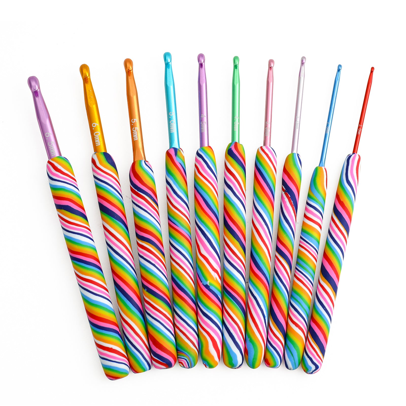 Handmade Colorful Crochet Hooks 12