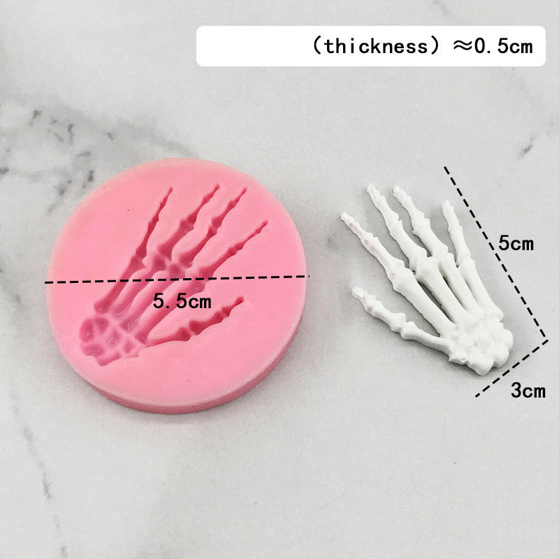 Skull And Claw Horror Silicone Mold
