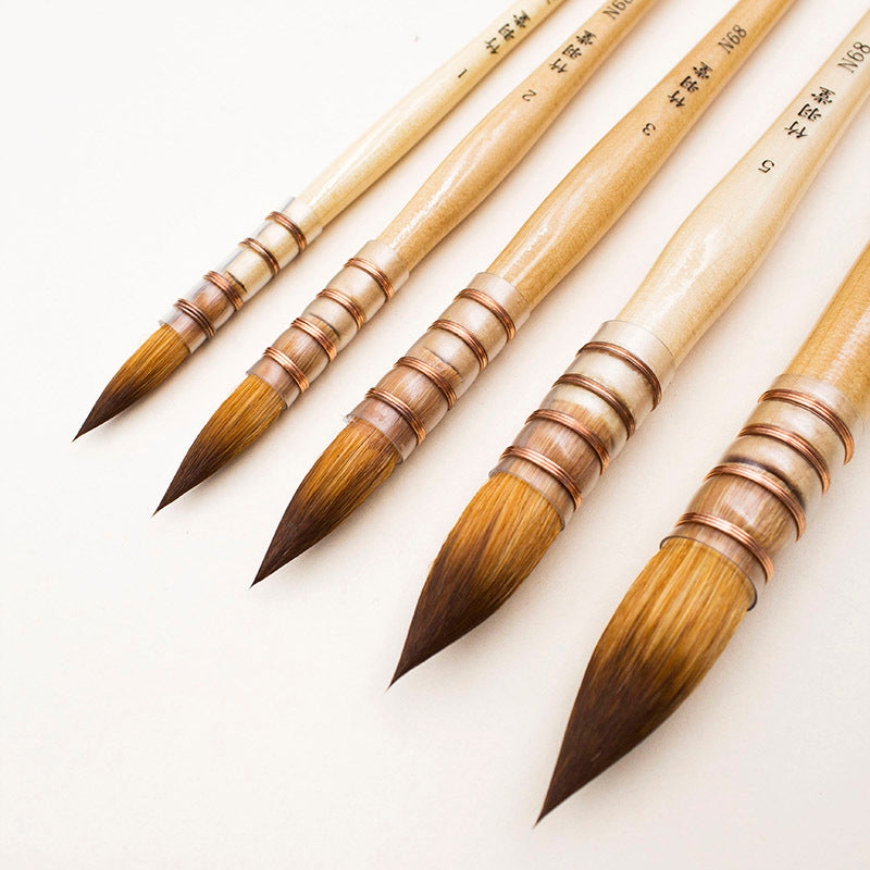 Imported nylon wool watercolor paint brush