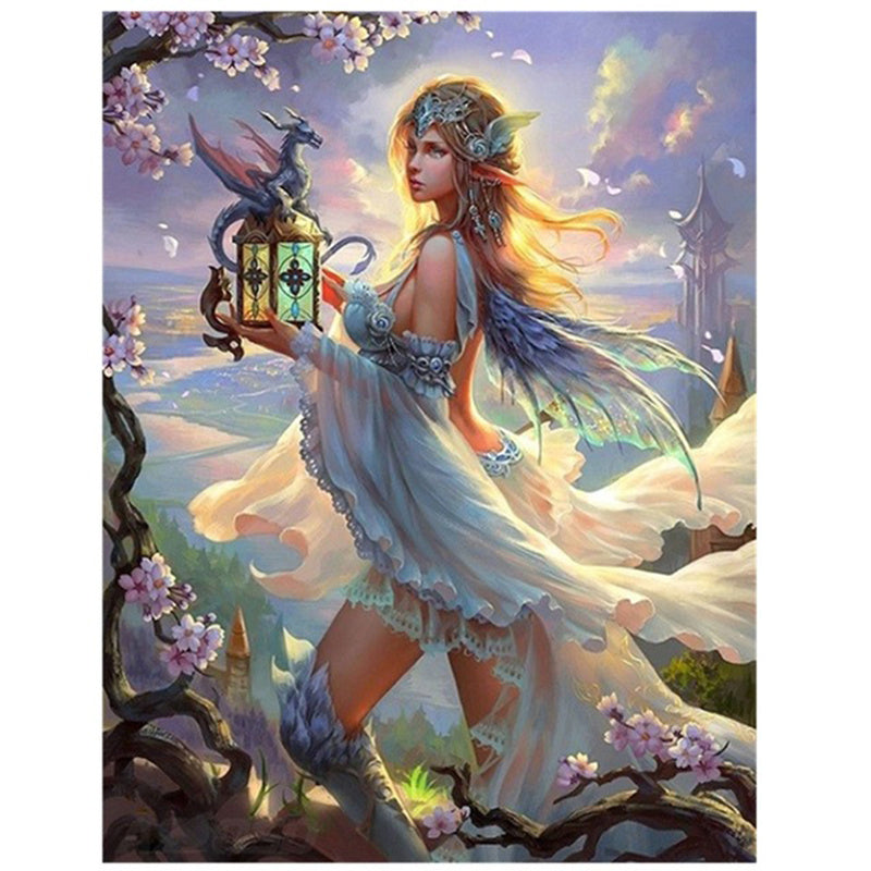 "Fairies and Beasts" Diamond painting