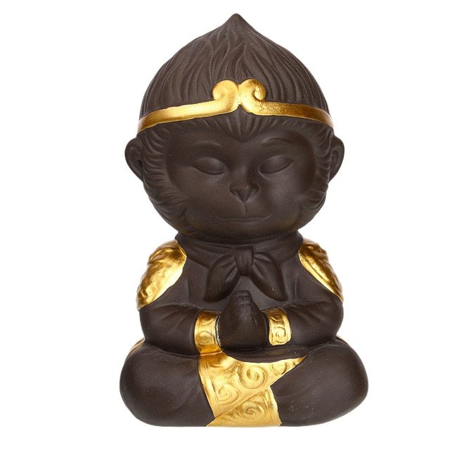 Chinese Purple Clay Kung Fu Sculptures