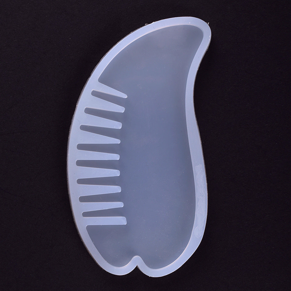 Resin glue handmade silicone mold cartoon comb mold