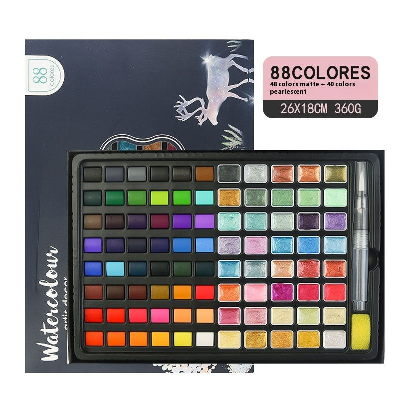 Children's Art Painting Watercolor Painting Boxed Paint