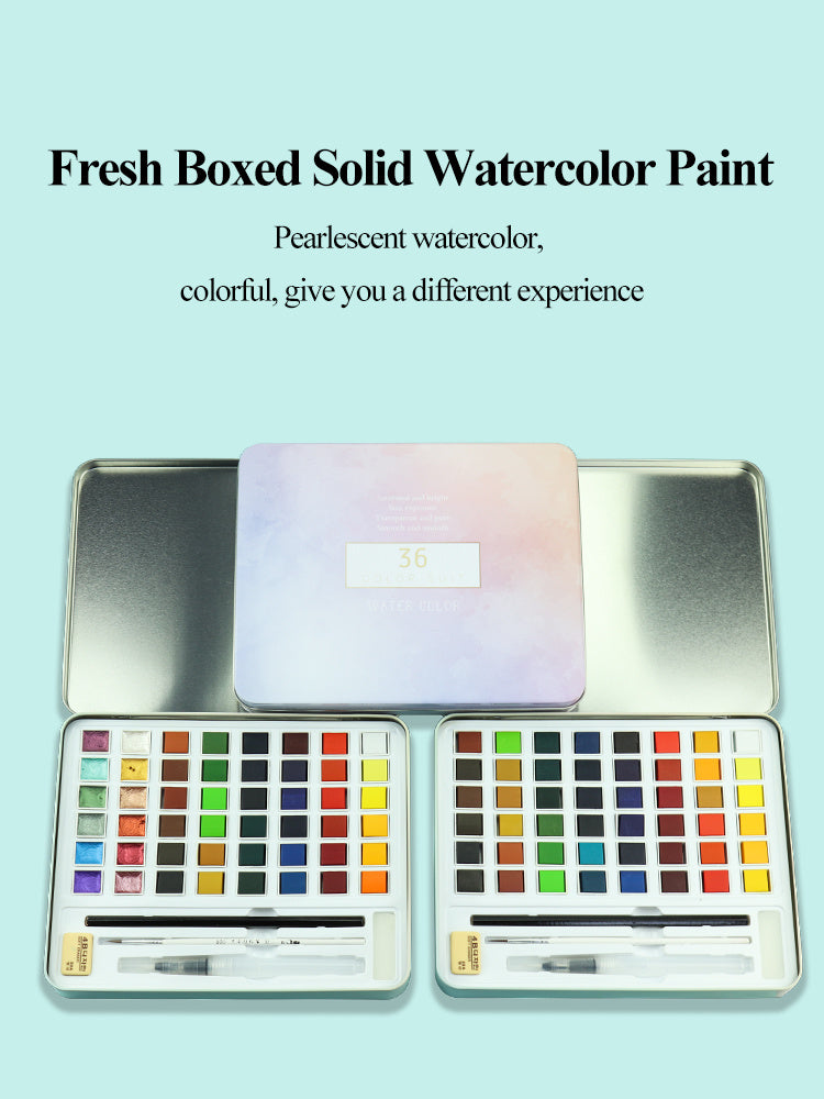 New watercolor paint set