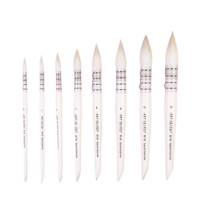 Wool watercolor brush