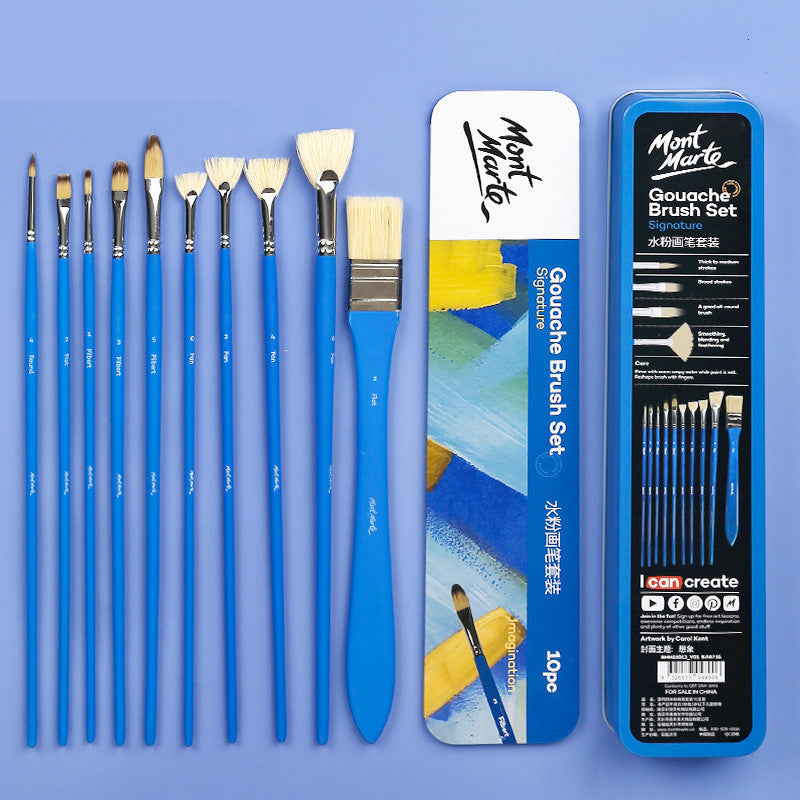 Wolf Hair Bristles Oil Paint Brush