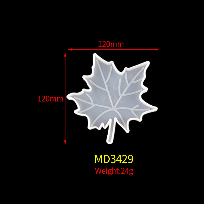 Crystal Silicone Resin Maple Leaf Glue Mold