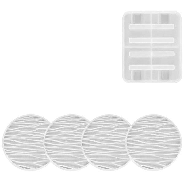 Coaster Resin Mold Silicone