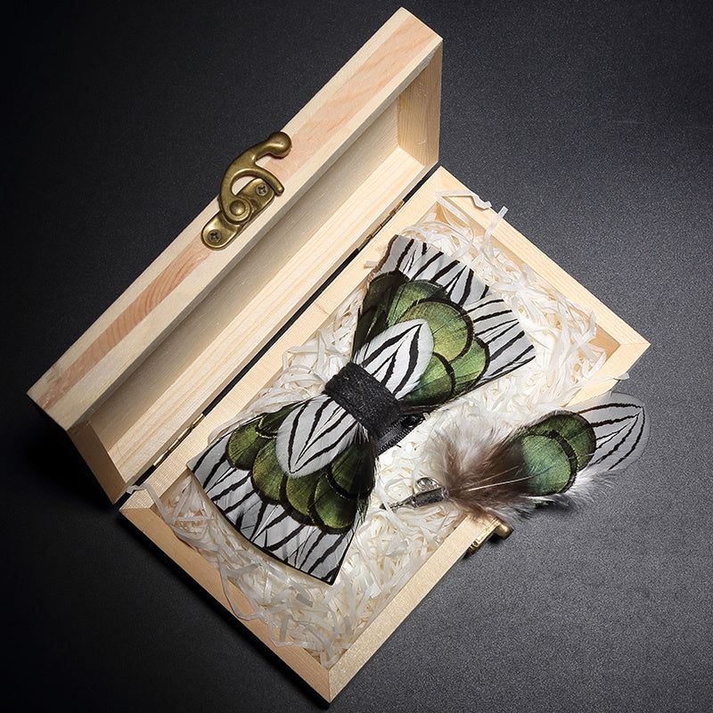 Natural Feather Custom Ribbons
