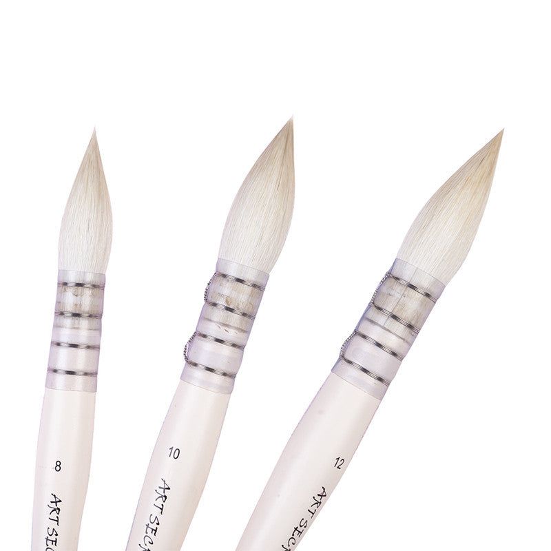 Wool watercolor brush