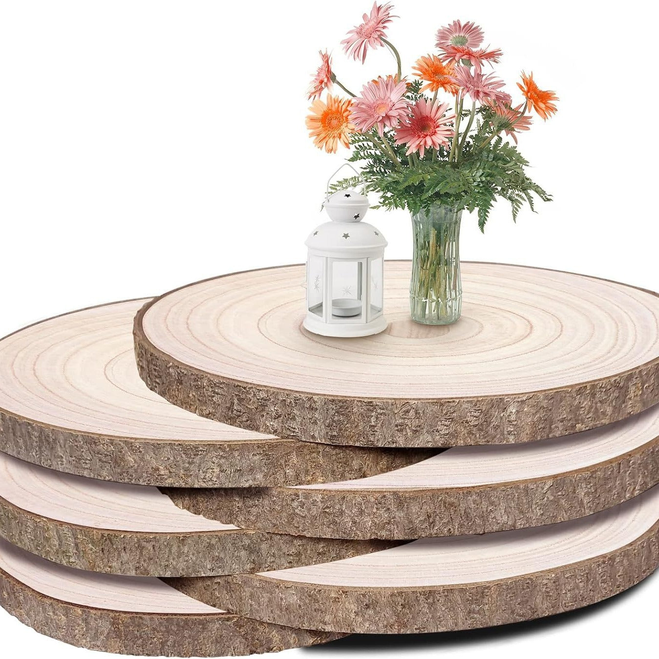 Paulownia Round Diy Hand Painting Material Handmade Raw Wood Sheet