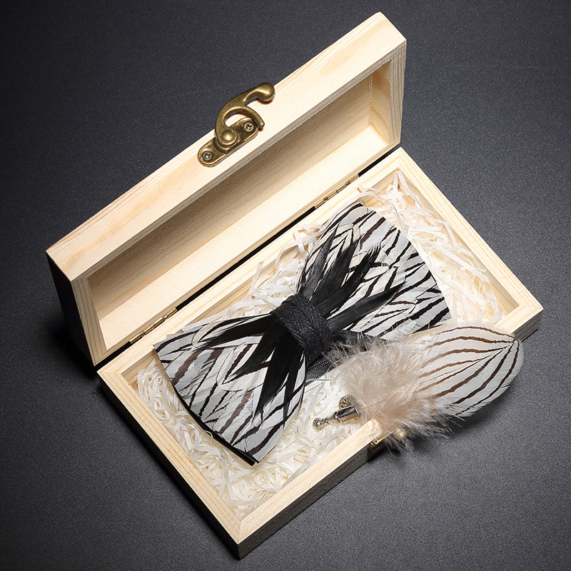 Natural Feather Custom Ribbons