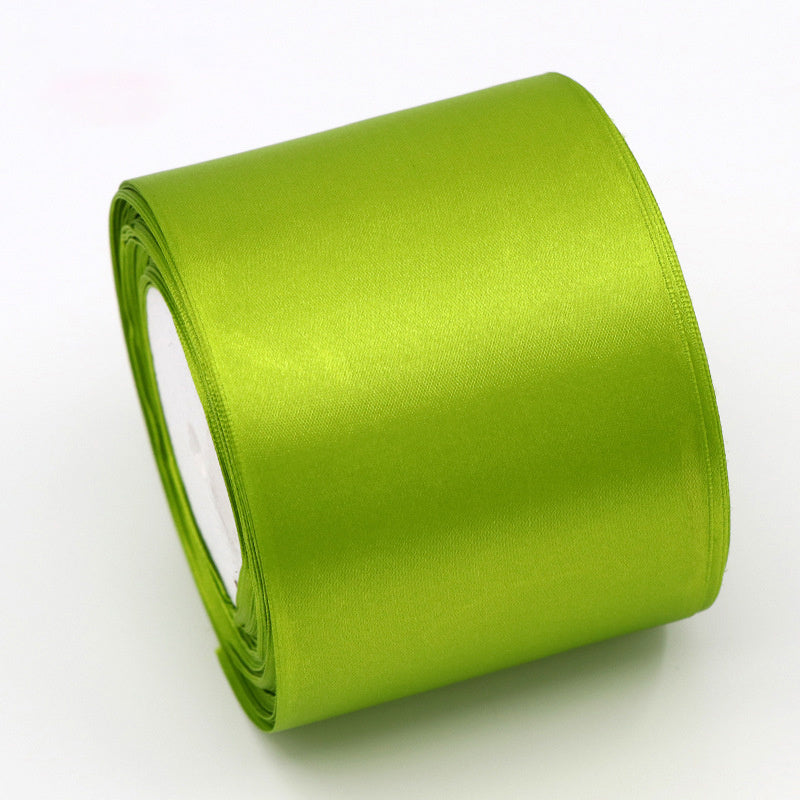 8CM Wide Ribbon Silk Colored Ribbons