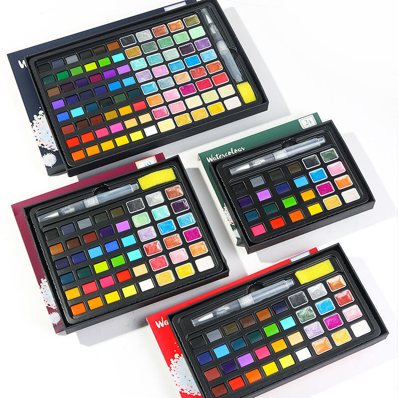 Children's Art Painting Watercolor Painting Boxed Paint