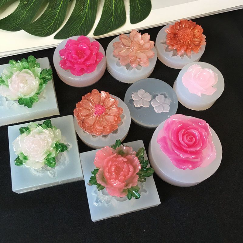 3D Flower Modeling Resin Silicone Mold