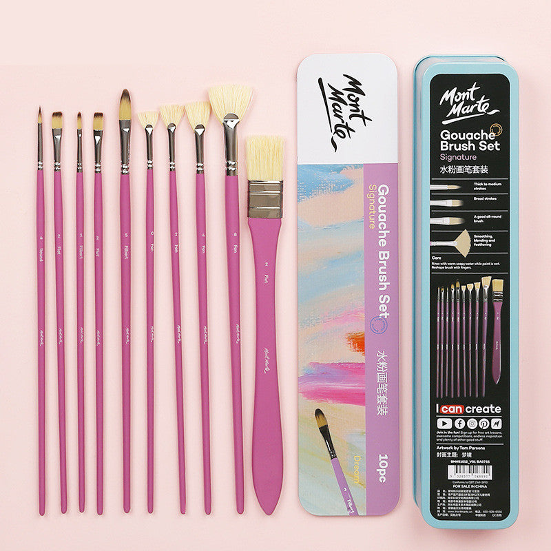 Wolf Hair Bristles Oil Paint Brush