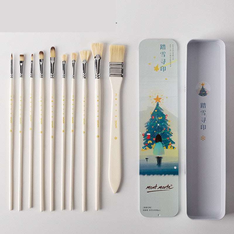 Wolf Hair Bristles Oil Paint Brush