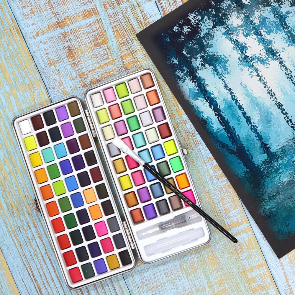 Solid watercolor paint Set