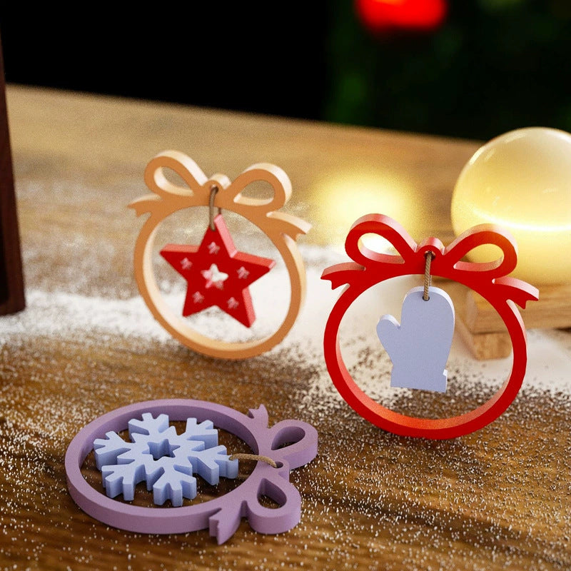 Christmas Pendant Ornaments Pendant Resin Silicone Mold