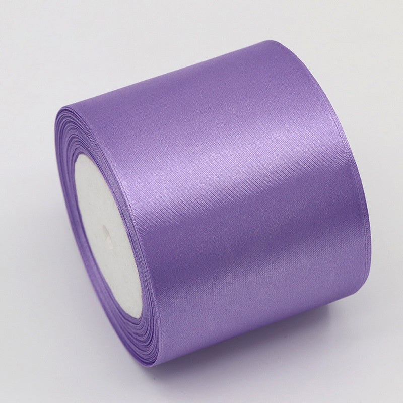 8CM Wide Ribbon Silk Colored Ribbons