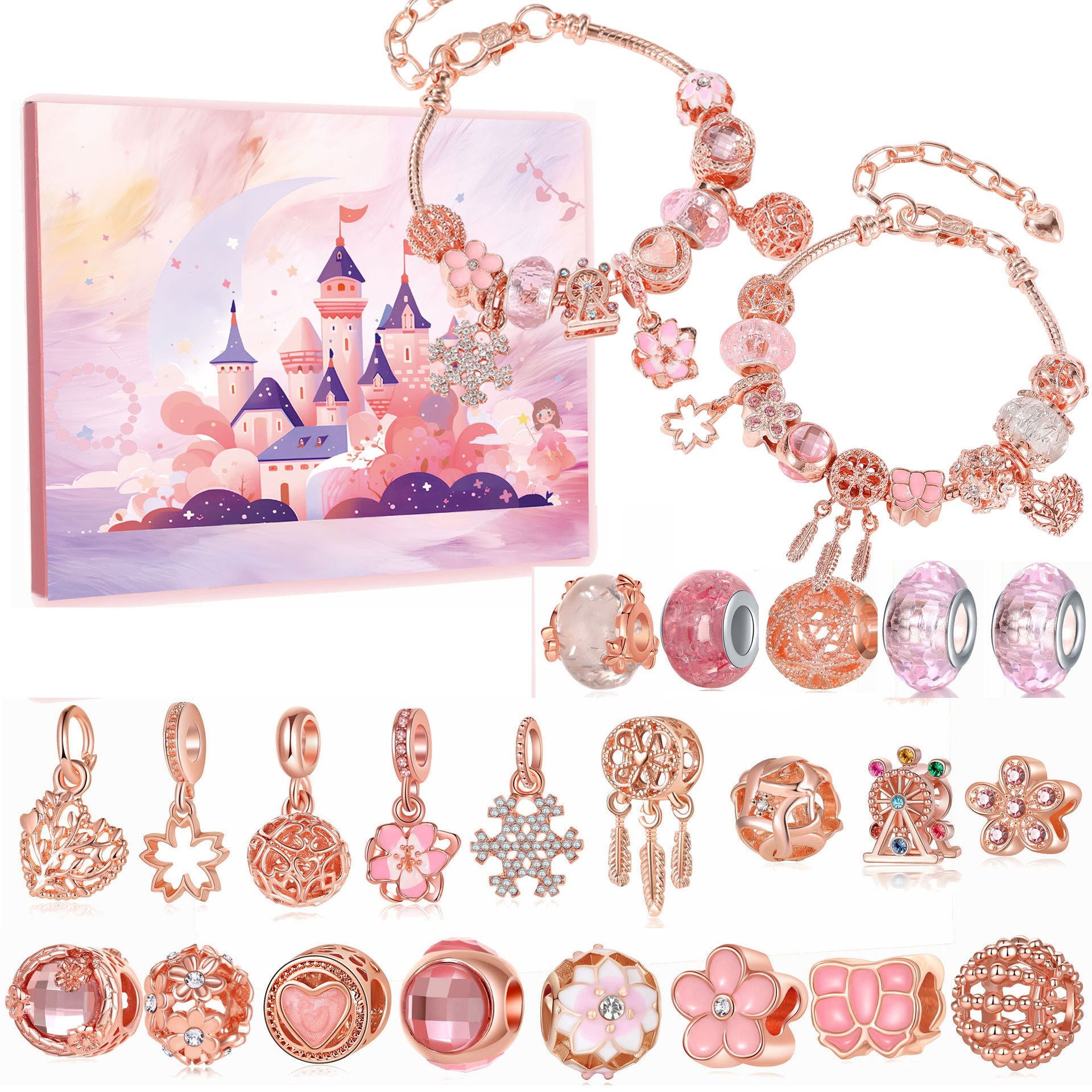 Christmas Bead String Jewelry Gift Box