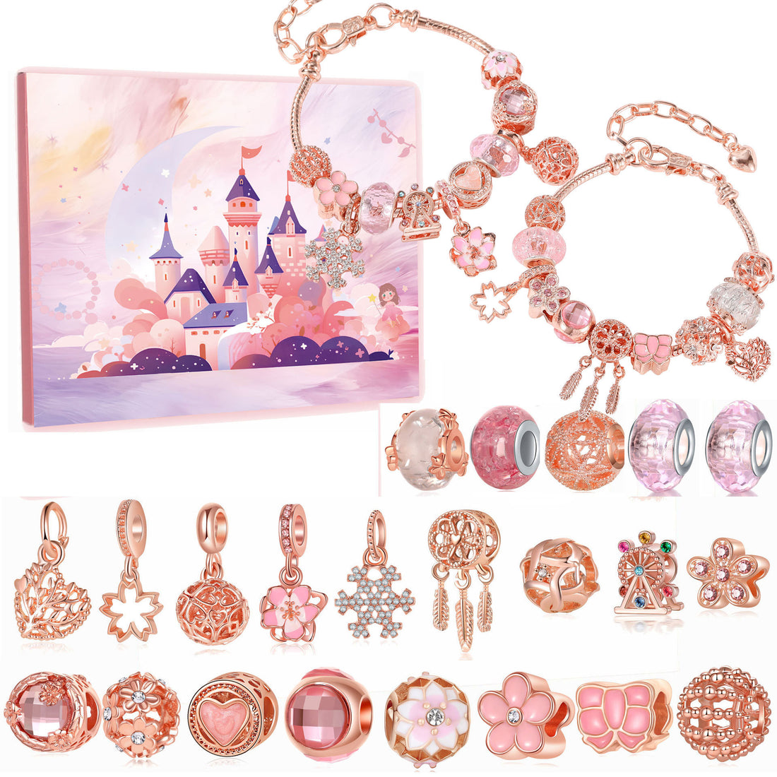 Christmas Bead String Jewelry Gift Box