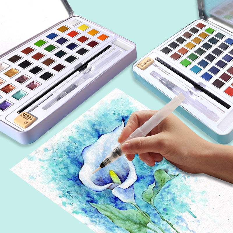 New watercolor paint set