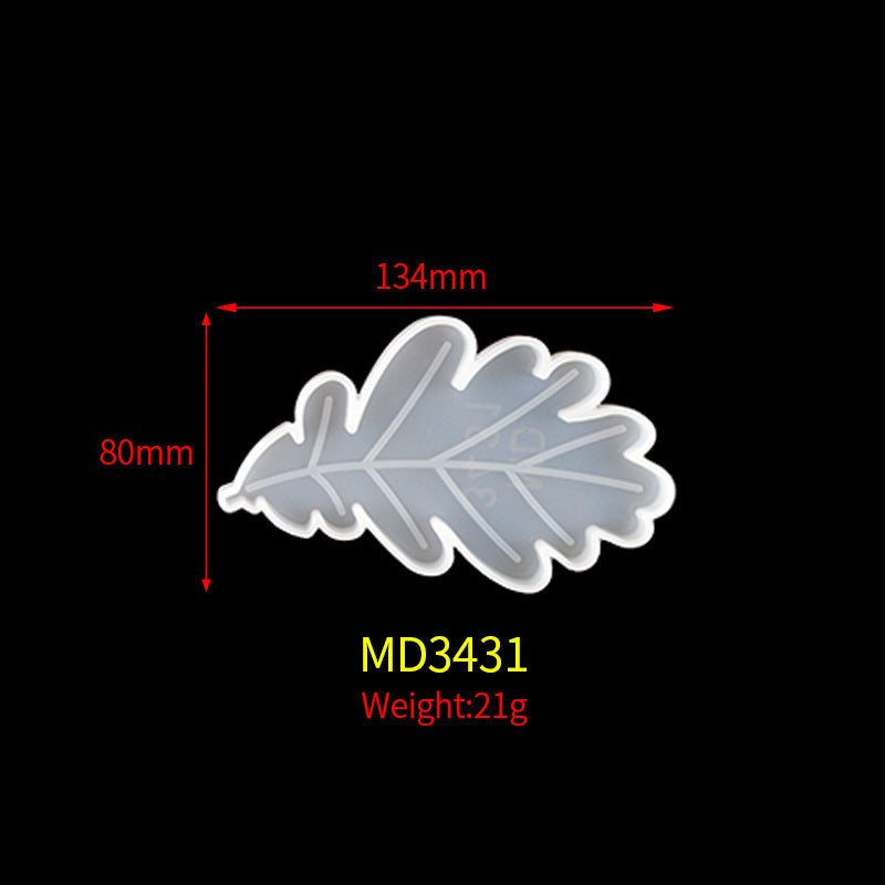 Crystal Silicone Resin Maple Leaf Glue Mold