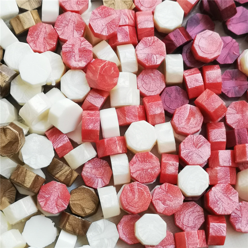 Bag lacquer wax particles