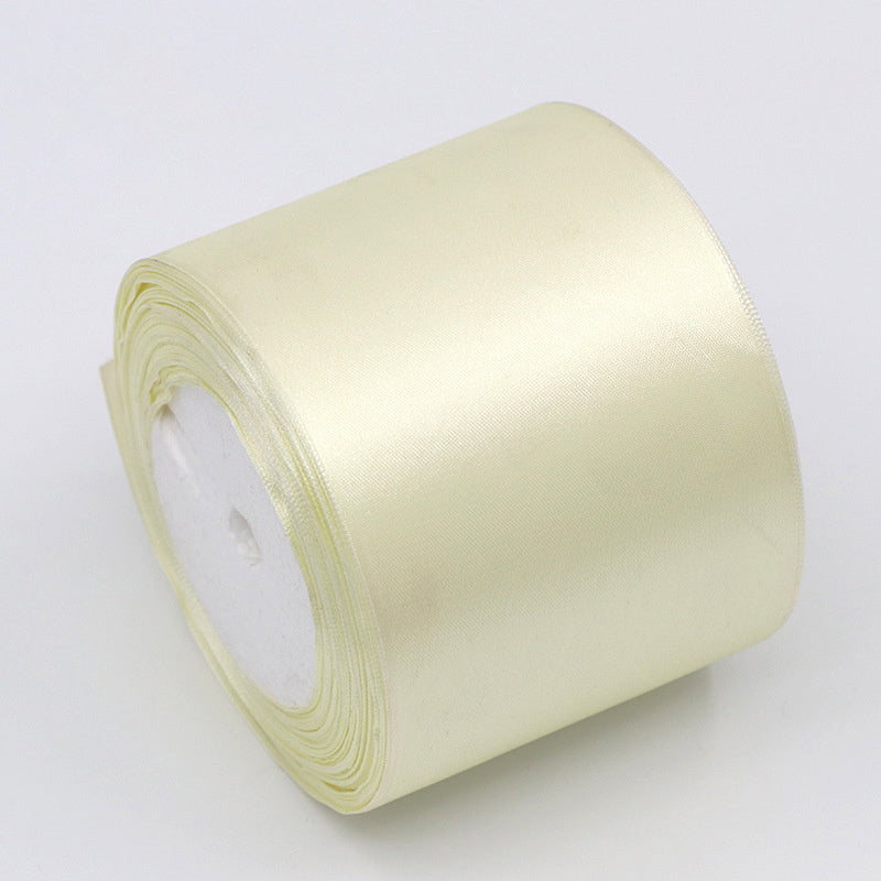 8CM Wide Ribbon Silk Colored Ribbons