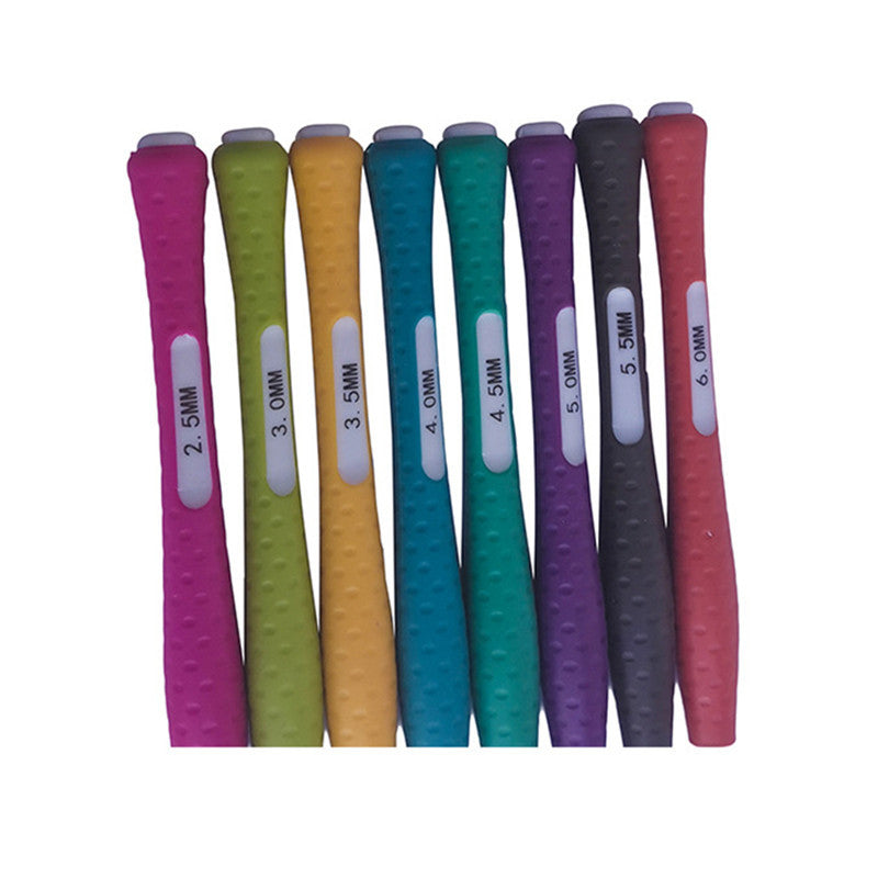 Soft Handle Plastic Crochet Hook Set