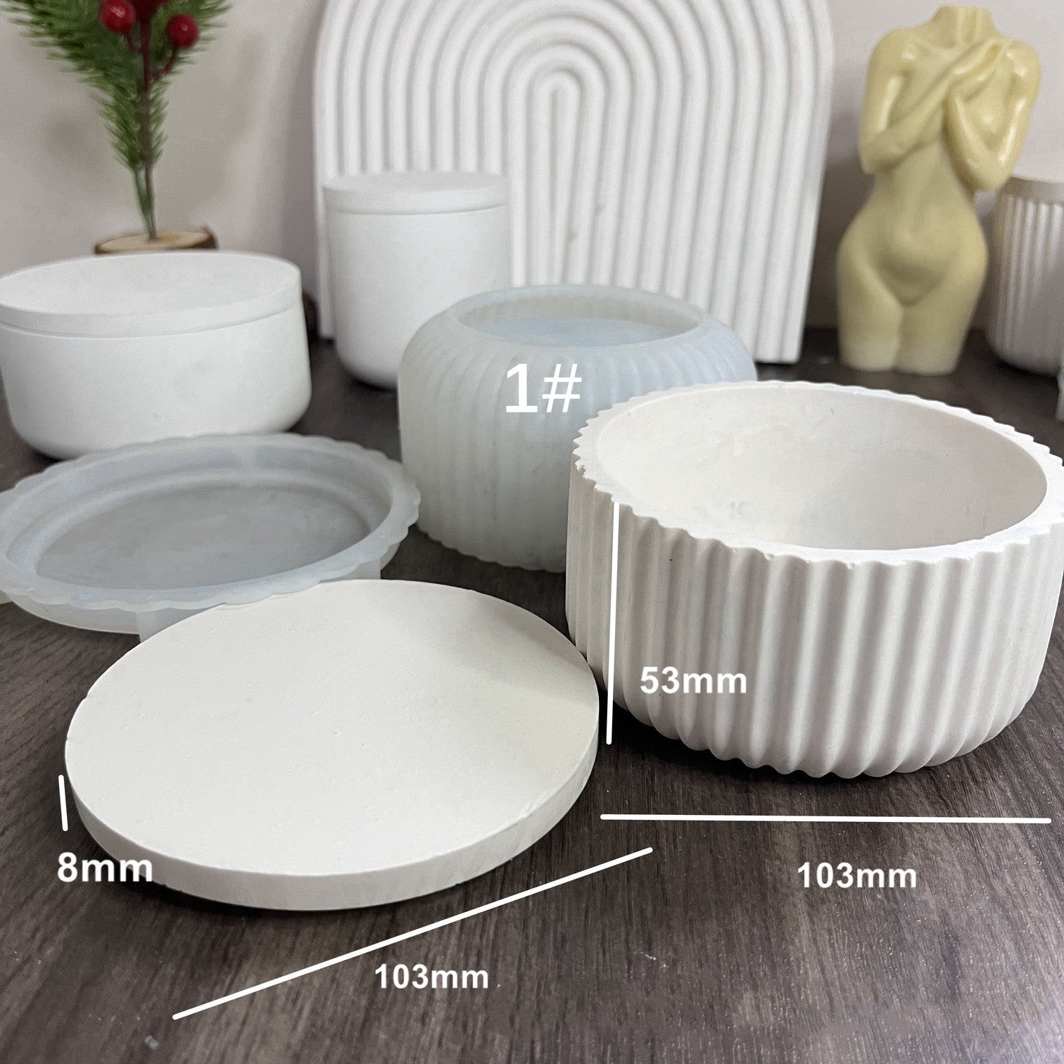 Resin Mirror Bottle Silicone Mold