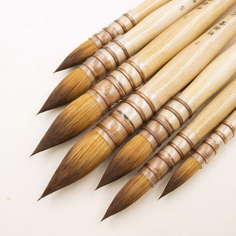 Imported nylon wool watercolor paint brush