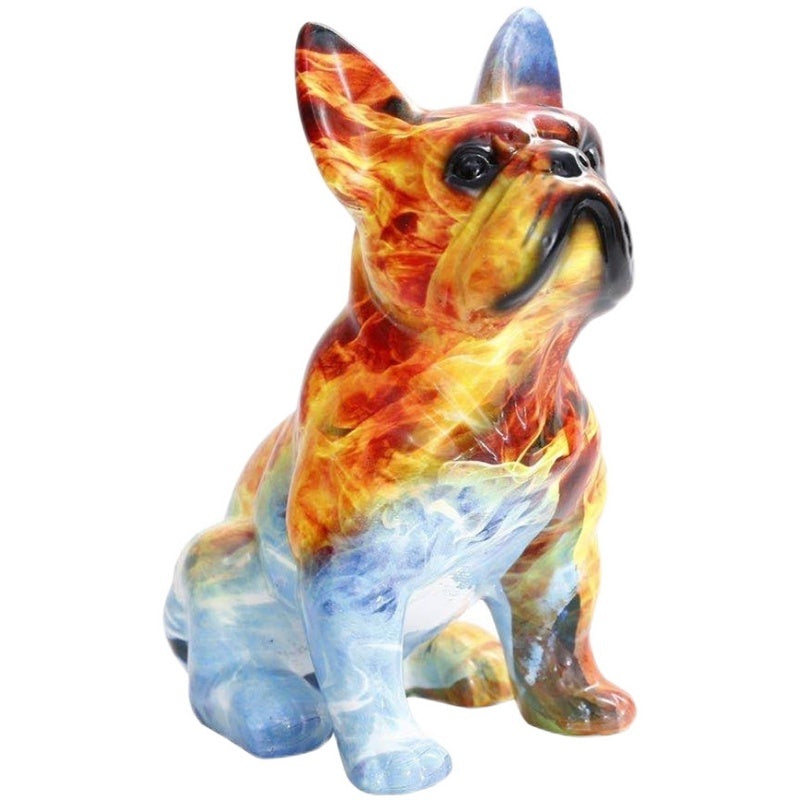 Simulation Bulldog Art Resin Decoration