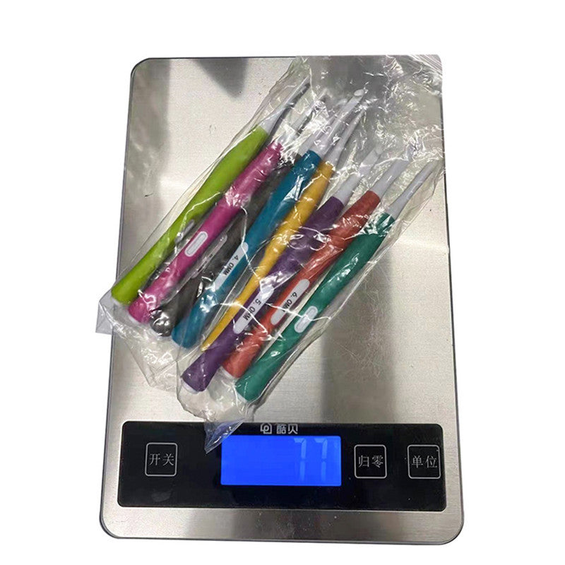 Soft Handle Plastic Crochet Hook Set