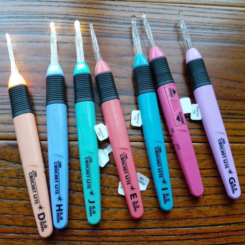 LED Crochet Hook Set