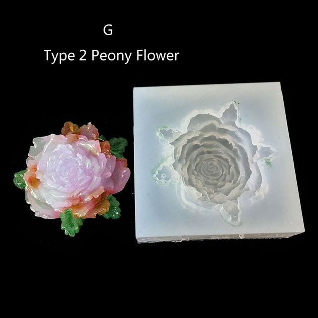 3D Flower Modeling Resin Silicone Mold