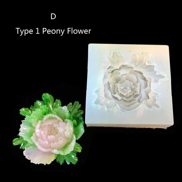 3D Flower Modeling Resin Silicone Mold