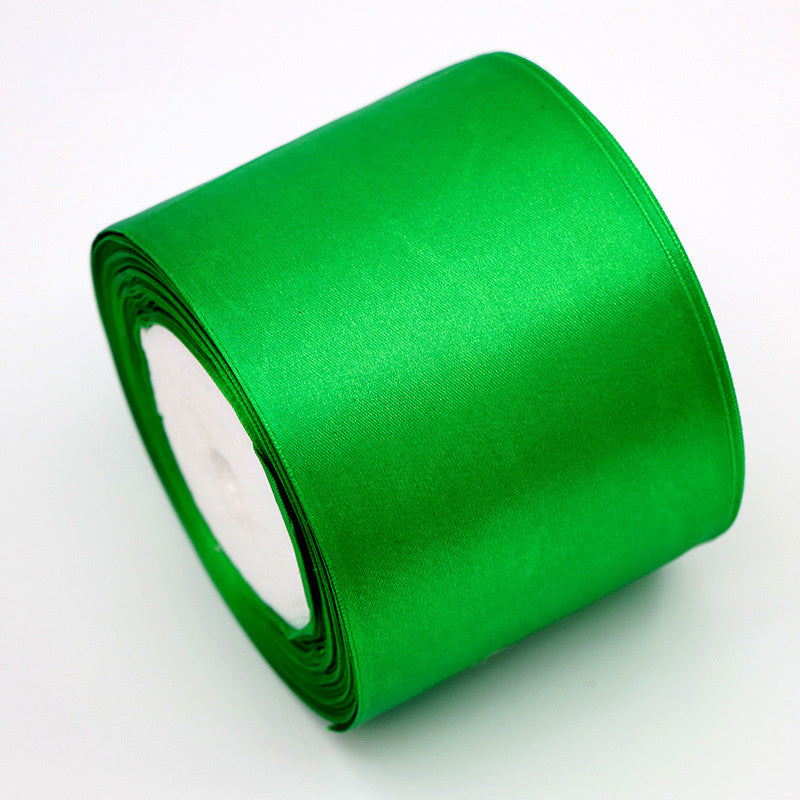 8CM Wide Ribbon Silk Colored Ribbons