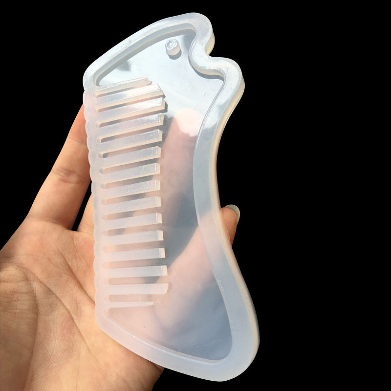 Resin glue handmade silicone mold cartoon comb mold